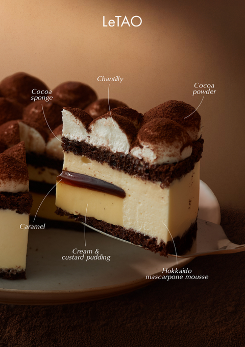 Gateau Pudding Tiramisu