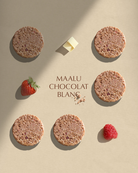 Maalu Chocolat Blanc - White Chocolate Crunch